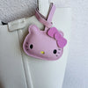 Handmade Leather Hello Kitty Sheep Pendant