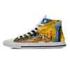 Van Gogh Starry Night Oil Painting High-Top Comfortable Sneakers