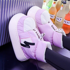 Women's Winter Warm Plush House Slipper Shoes