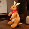 Cute Mother & Child Kangaroo Plush Toys: Kawaii Big Size Kangaroo Plushie