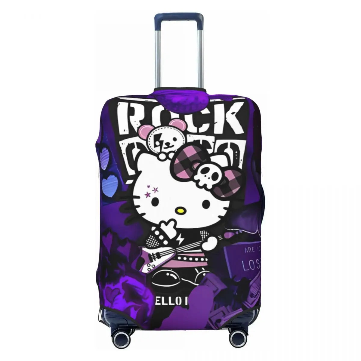 Hello Kitty Eat Hamburger Suitcase Cover: Practical Travel Protection