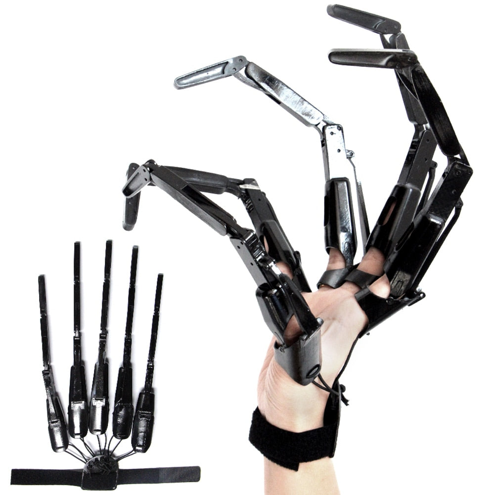 Spine-Chilling Articulated Skeleton Finger Gloves