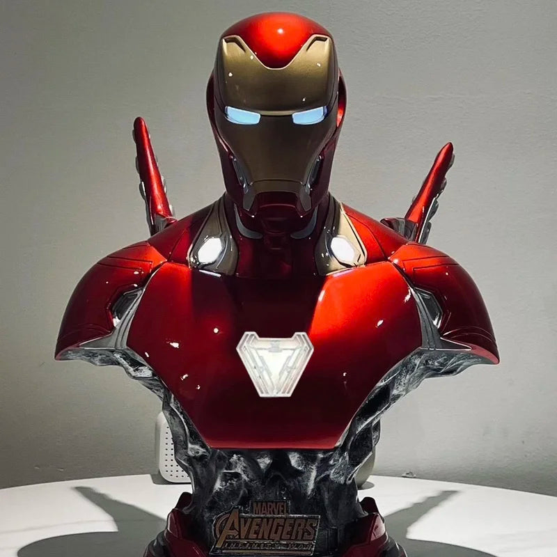 The Avengers Glowing Mk50 Iron Man Bust: 1/3 Scale Large Static Statue