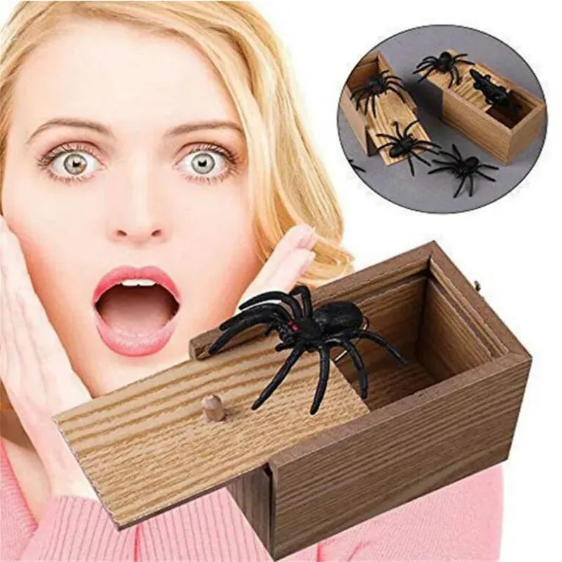 Surprise Spider Joke Box: Funny Prank Toy