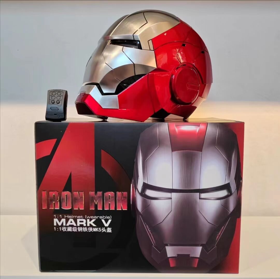 Iron Man MK5 Voice-Controlled Cosplay Helmet