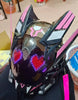 Cyberpunk Helmet Shinobi Mask: Robot Samurai Armor with LED Light