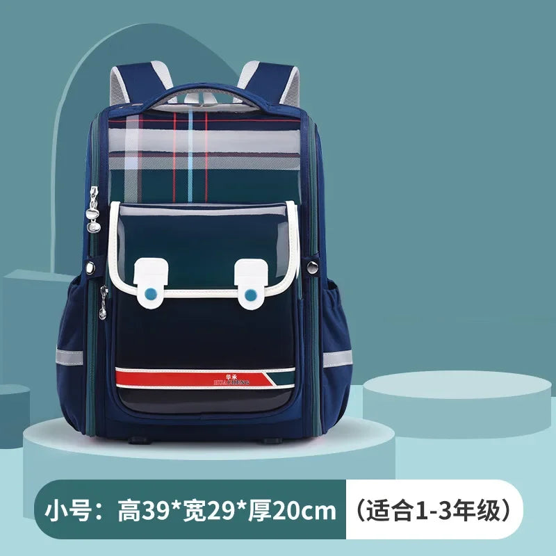 Kids Orthopedic School Backpack: Waterproof Primary Schoolbag