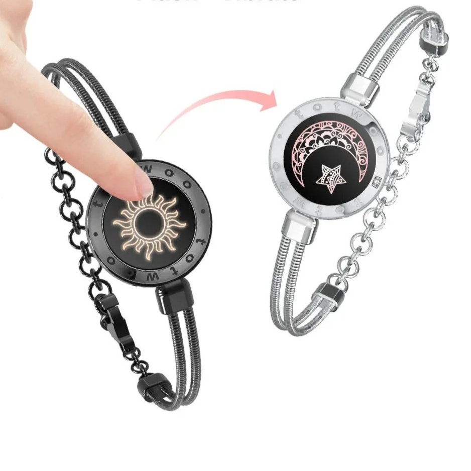 TOTWOO Long-Distance Touch Bracelets for Lovers