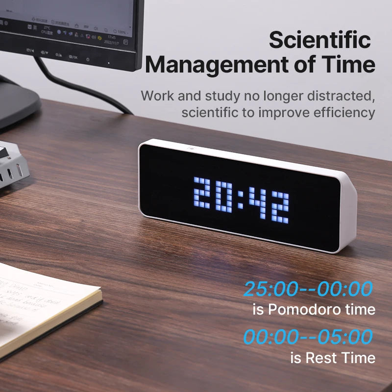 Full Color Ulanzi TC001 Smart Pixel LED Clock
