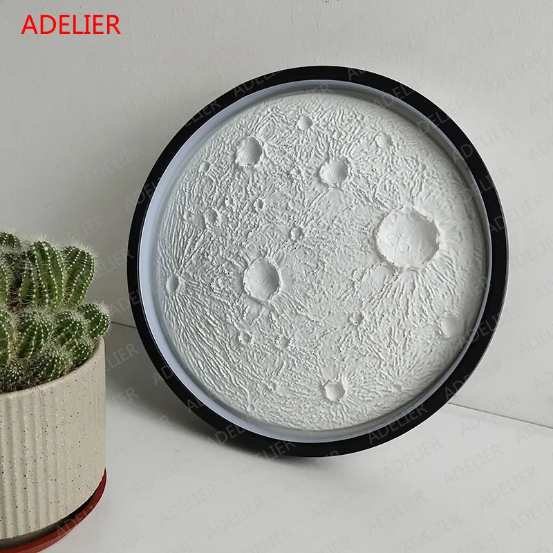Creative Moon Shadow Wall Lamp LED Indoor Lighting Fixture
