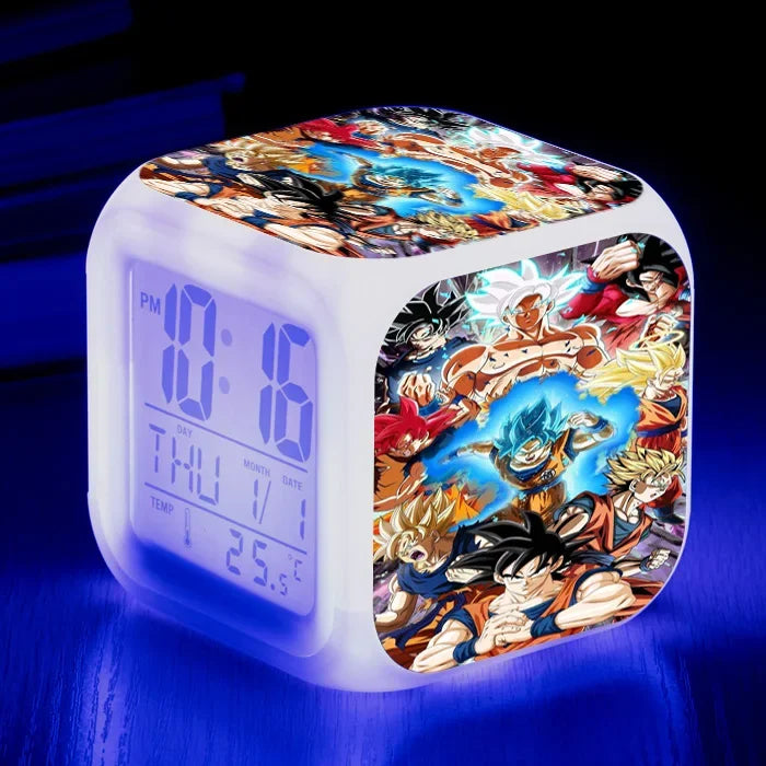Dragon Ball Z Super Saiyan Alarm Clock Figures