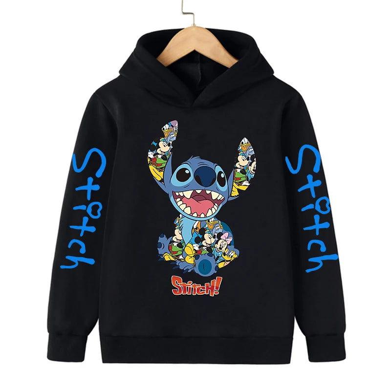 Kawaii Stitch Hoodie for Children