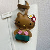 Handmade Leather Hello Kitty Sheep Pendant