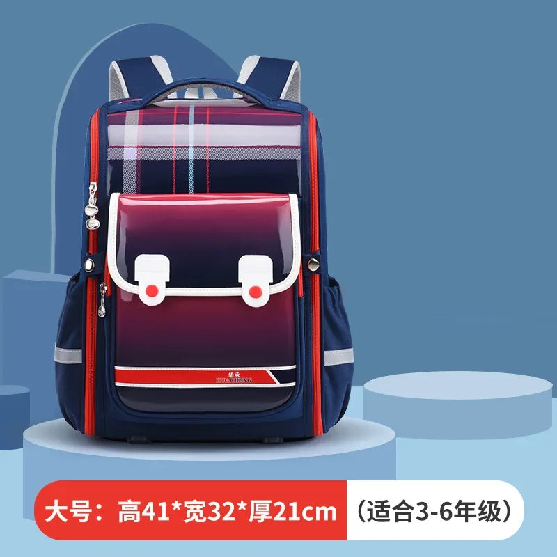 Kids Orthopedic School Backpack: Waterproof Primary Schoolbag