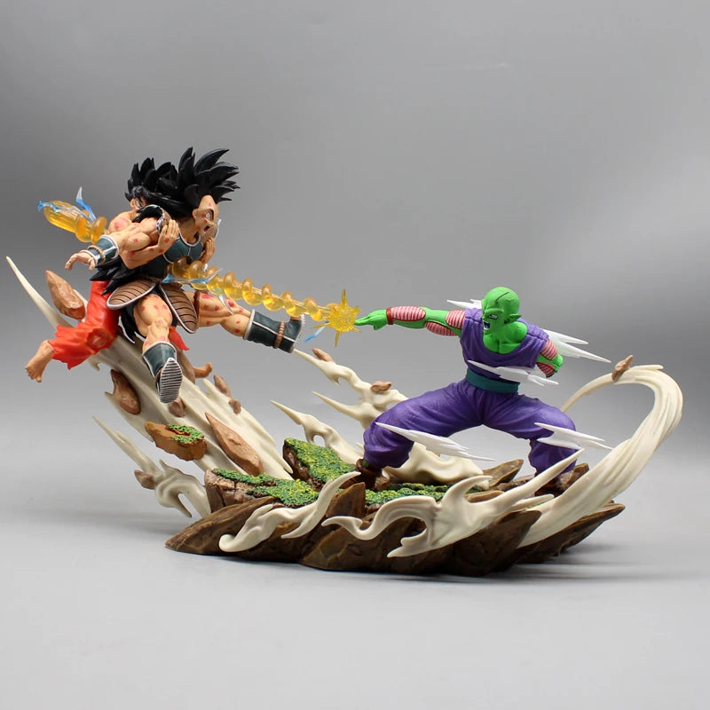 Dragon Ball Anime Figures: Raditz Vs Piccolo & Son Goku PVC Model