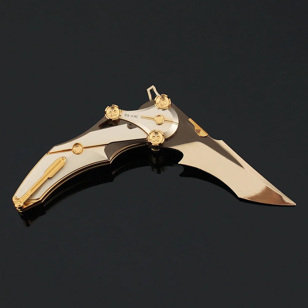 Stealth Ops Spring Blade - Pro-Grade Game Weapon Collectible, Auto-Deploy Tactical Tool for Spec Ops Cosplayers