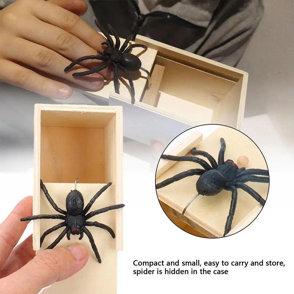 Surprise Spider Joke Box: Funny Prank Toy