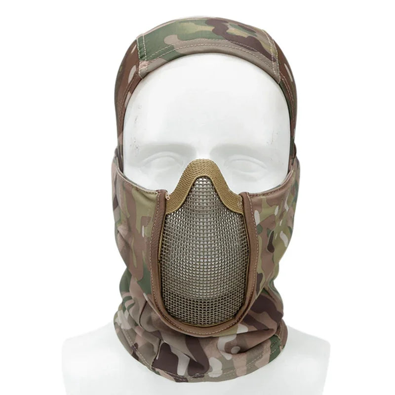 Tactical Balaclava Mesh Mask: Airsoft & Paintball Full Face Protection