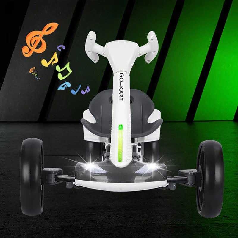 Foldable Electric Four-Wheeled Kart: Portable, Lightweight, and Ready to Ride
