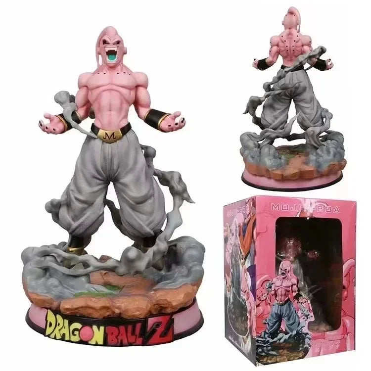 Oversized Majin Buu Anime Figure: 46cm Dragon Ball Statue for Desktop Display