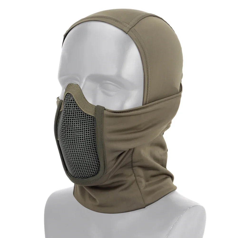 Tactical Balaclava Mesh Mask: Airsoft & Paintball Full Face Protection