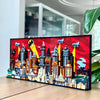 The Bat People Animated Series City Skyline: Joker Arkham Asylum Building Blocks Model