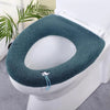 Thicker Bathroom Toilet Seat Cover Pads - Soft Warmer Toilet Seat Cushion Cover Stretchable Washable Cloth