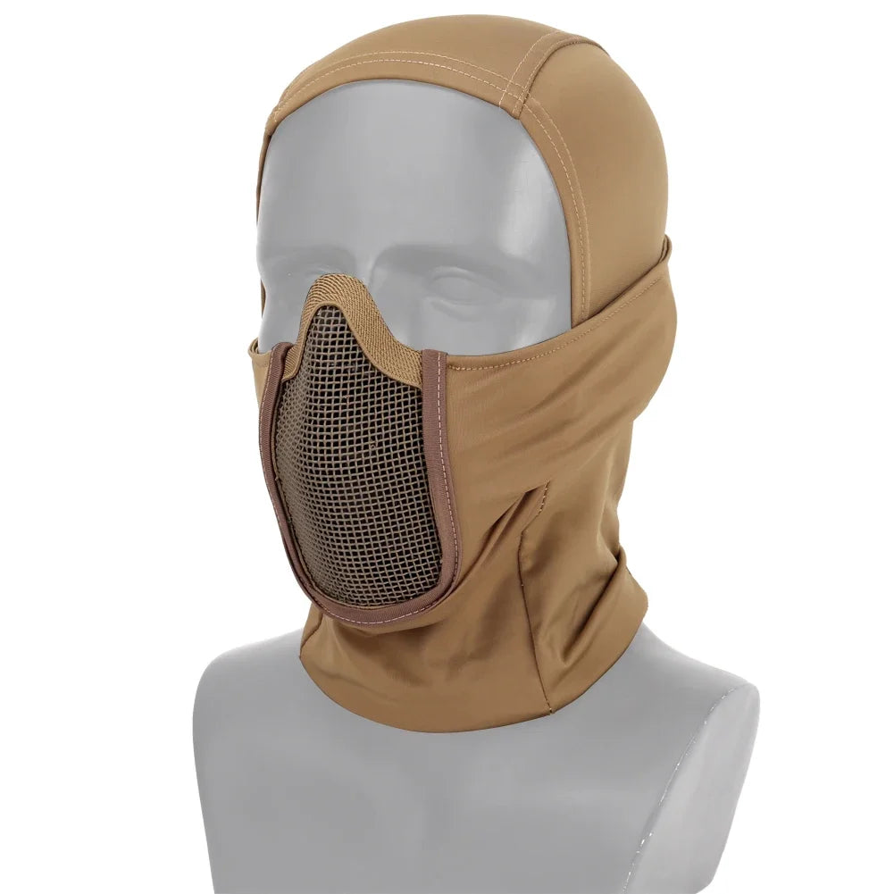 Tactical Balaclava Mesh Mask: Airsoft & Paintball Full Face Protection