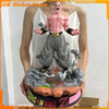 Oversized Majin Buu Anime Figure: 46cm Dragon Ball Statue for Desktop Display