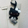 Handmade Leather Hello Kitty Sheep Pendant