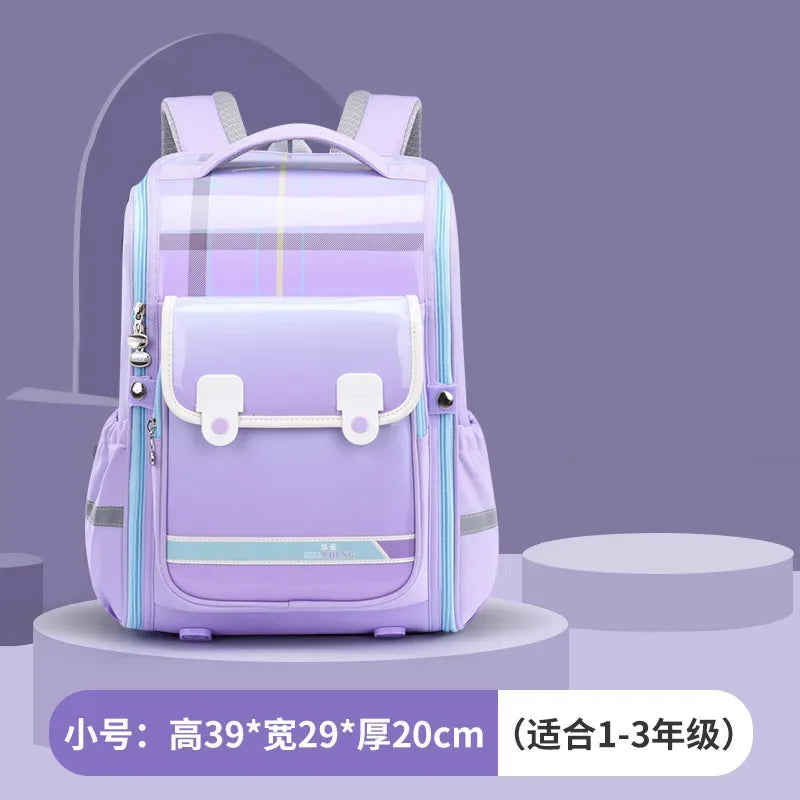 Kids Orthopedic School Backpack: Waterproof Primary Schoolbag