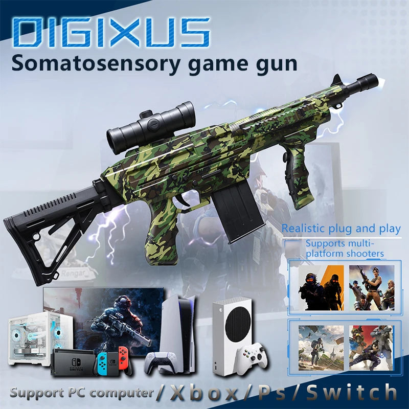 Somatosensory Game Controller with Scope: Multi-Platform Motion Aiming