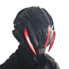 CyberPunk Mask for Men: Cosplay Samurai Mask for Halloween & Music Festivals