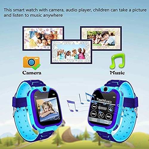 Kids HD Hardshell Touch Screen SOS Smartwatch