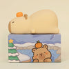 Cute Cartoon Capybara Silicone Night Light