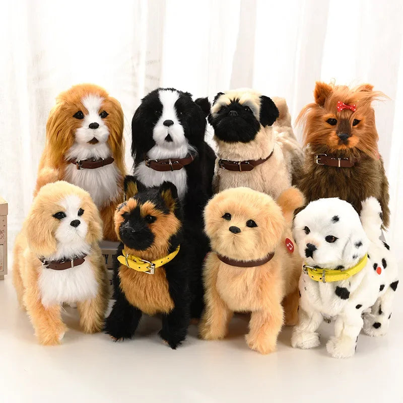 Electric Pet Dog – Voice Control & Touch-Activated Realistic Robot Plush Dog Toy