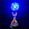 Dragon Ball Z Son Goku DIY Figure with Strength Bomb LED Bedroom Lamp