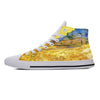 Van Gogh Starry Night Oil Painting High-Top Comfortable Sneakers