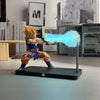 Son Goku & Vegeta Kamehameha Lamp Figure: Dragon Ball Magnetic Levitation Night Light