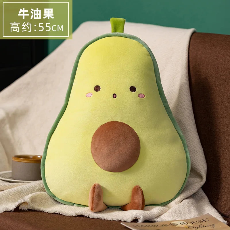 Cute Fruit & Veggie Kawai Plush Pillow – Soft & Adorable Stuffed Toy!