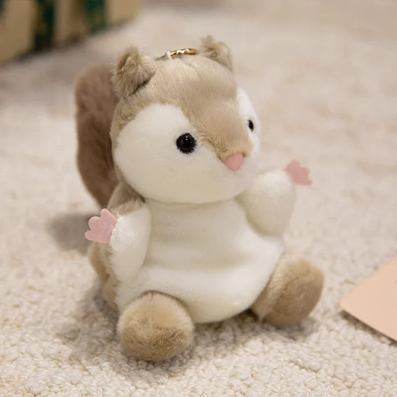 Kawaii Little Animal Plush Cute Cuddly Keychain Pendants