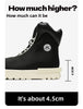 ChunkShell Elevate Sneakers: Big Head Canvas Thick Sole High Top Sneakers