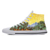 Van Gogh Starry Night Oil Painting High-Top Comfortable Sneakers