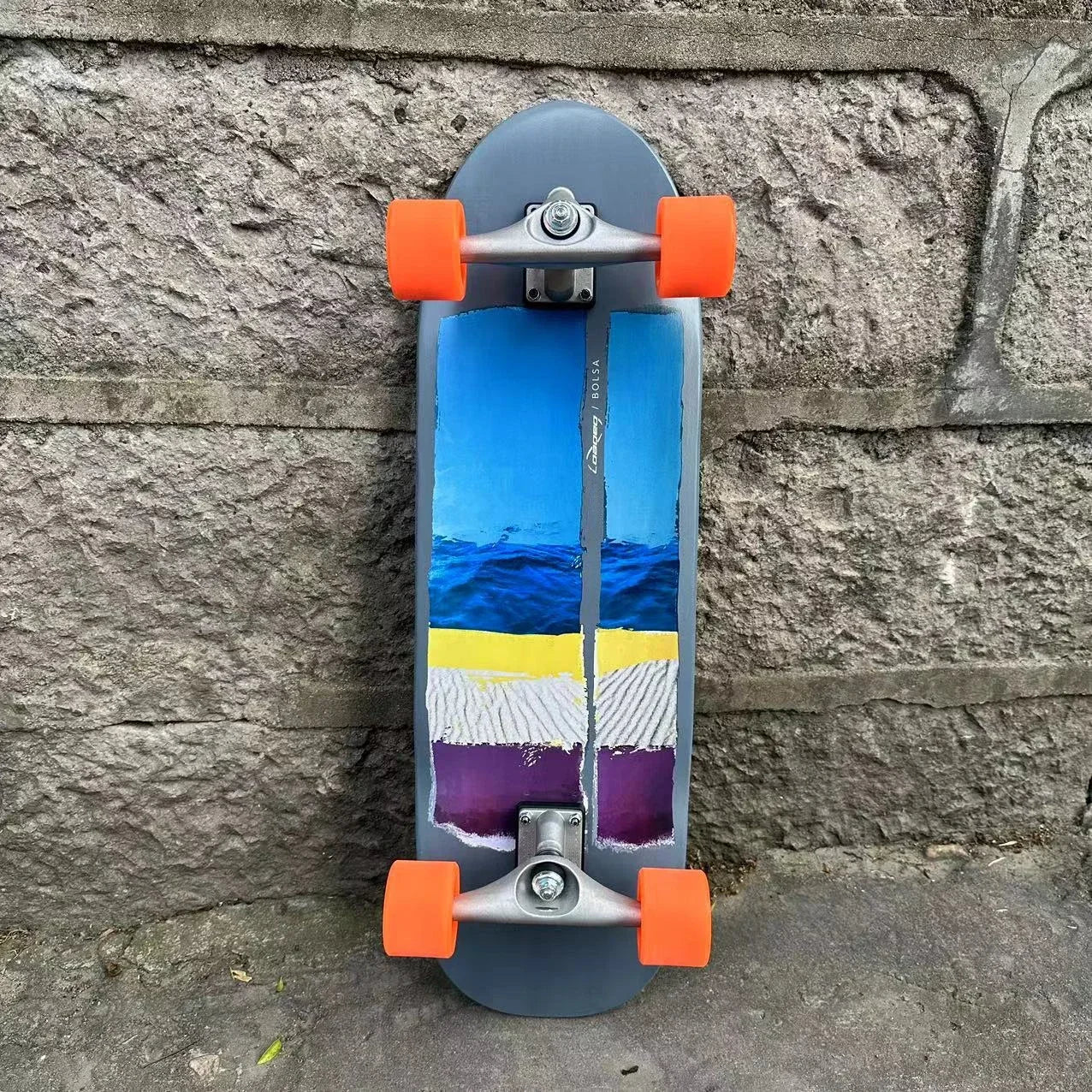 Surf Land Skateboard: Maple Single Kick Carving Cruiser