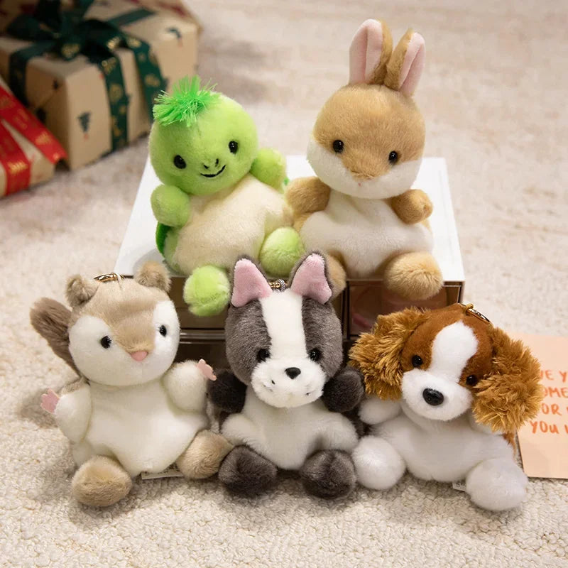 Kawaii Little Animal Plush Cute Cuddly Keychain Pendants