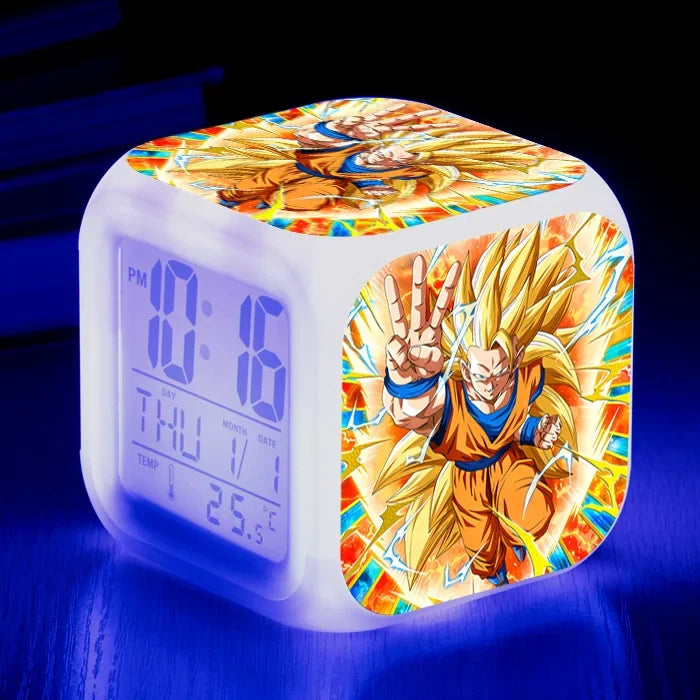 Dragon Ball Z Super Saiyan Alarm Clock Figures