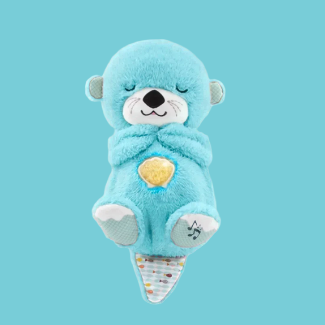 LullaOtter and Stitch: Breathing Musical Stuffed Baby Plush Toy