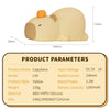 Cute Cartoon Capybara Silicone Night Light