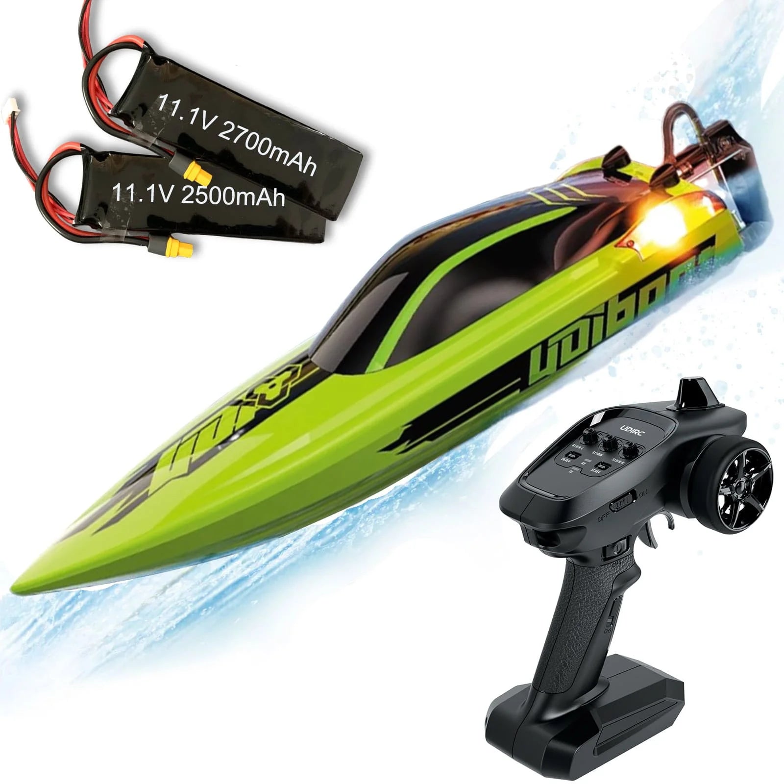 UDI RC Large RC Speed Boat: High-Speed Remote Control Watercraft
