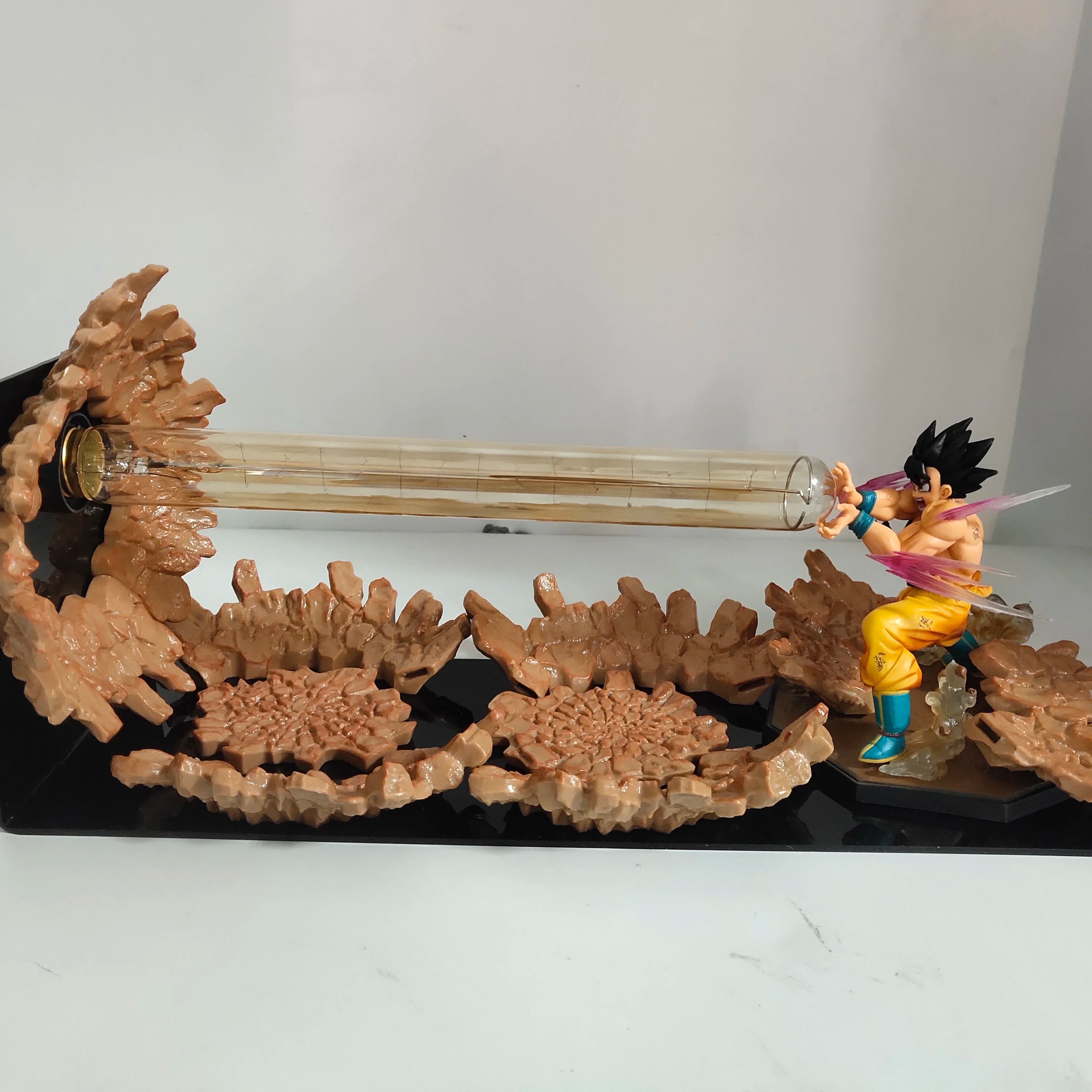 Dragon Ball Z Son Goku LED Lamp - DIY Assembly Super Saiyan Anime Collection